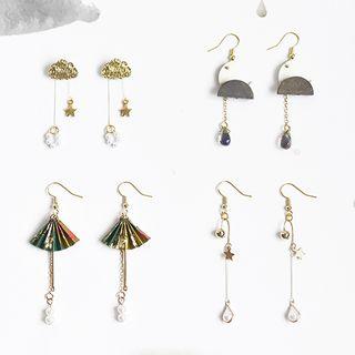 Alloy Drop Earring (various Designs)