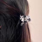 Printed Hair Claw White & Black - One Size