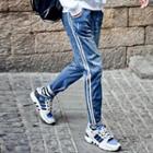 Striped Washed Jeans