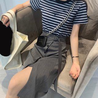 Striped T-shirt / Dress Pants