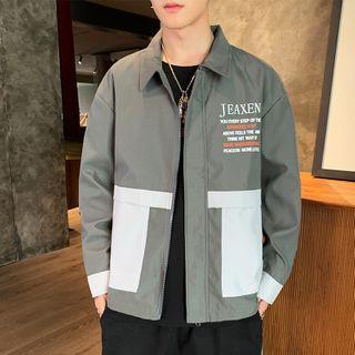 Long-sleeve Printed Cargo Jacket