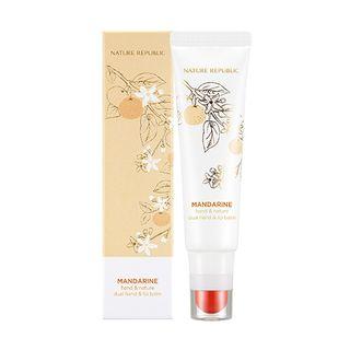 Nature Republic - Hand & Nature Mandarine Dual Hand & Lip Balm 32.2ml 30ml + 2.2g