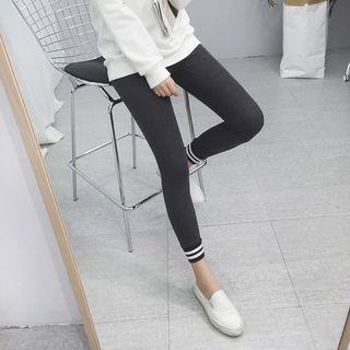 Striped Cuff Leggings