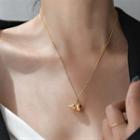 Gourd Necklace 1 Pc - Gold - One Size