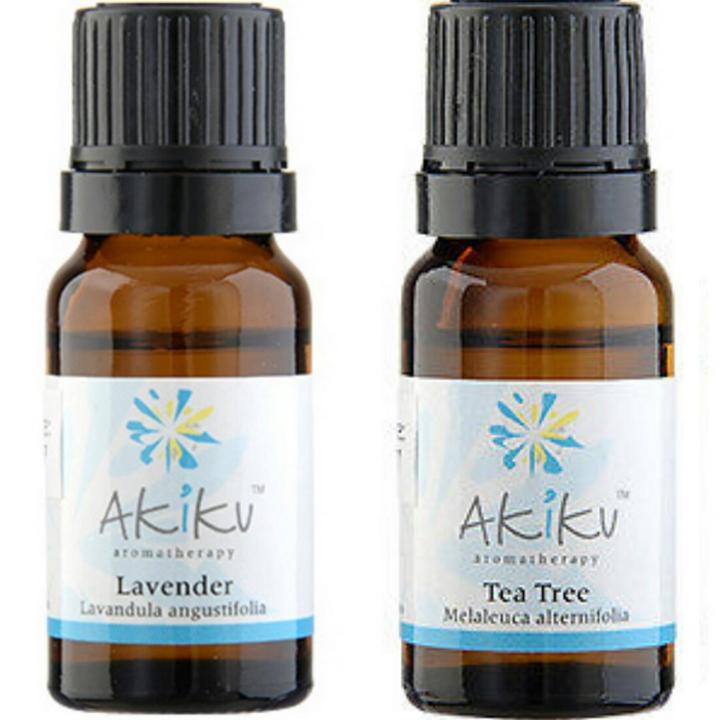 Akiku Aroma - Household Must-have Value Set : France Lavender Pure Essential Oil + Australia Tea Tree Essential Oil 10ml X 2 Pcs