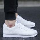 Faux-leather Quilted Sneakers
