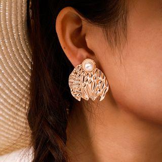 Leaf Earring 8930 - 1 Pair - One Size