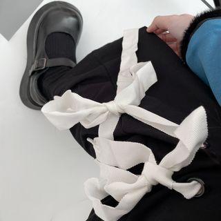 Ribbon Loose Fit Pants
