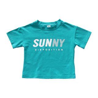 Family Matching Lettering Short Sleeve T-shirt Pink - One Size