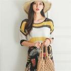 Striped Summer Knit Top