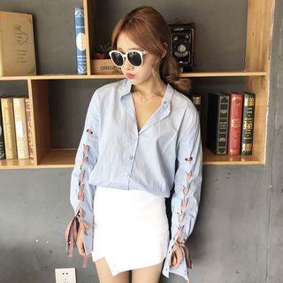 Lace Up Detail Shirt