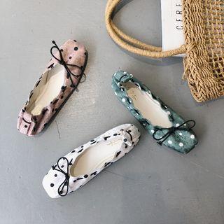 Bow Dotted Flats