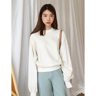 Crew-neck Long-sleeve Sweatshirt