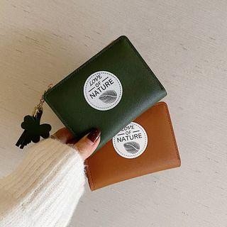 Faux Leather Applique Wallet