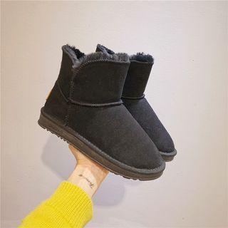 Applique Snow Ankle Boots