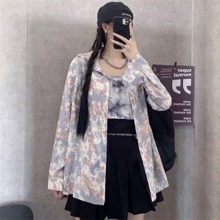 Tie-dye Shirt Blue & White - One Size