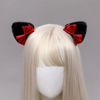 Cat Ear Bow Hair Clip