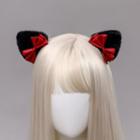 Cat Ear Bow Hair Clip