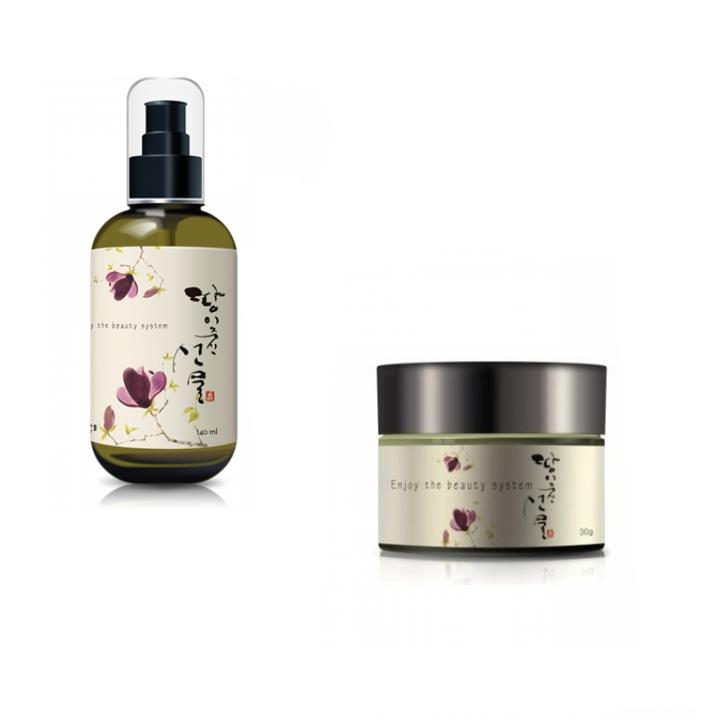Heynature - Natural Moisture Set: Toner 140ml + Eye Serum 30ml 2 Pcs