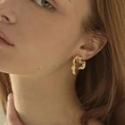 Heart Irregular Alloy Earring 1 Pair - Gold - One Size