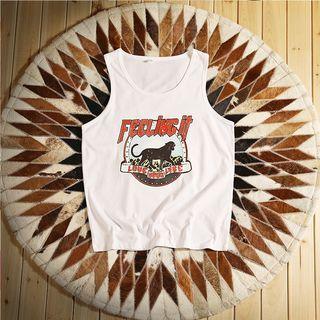 Panther Print Tank Top