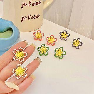 Sakura Alloy Earring
