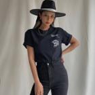 Tiger-print Pocket T-shirt