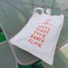 Lettering Shopper Bag White - One Size