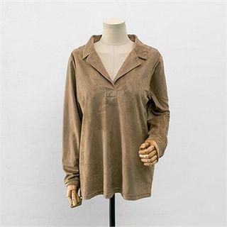 Open-placket Plain Top