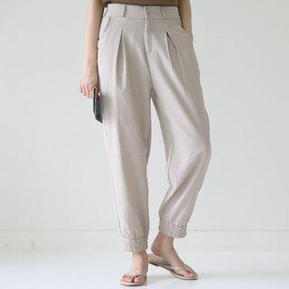 Zip-fly Jogger Dress Pants