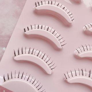 False Eyelashes D25 - Set Of 5 - Black - One Size