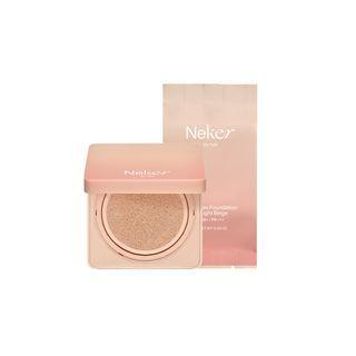 Neker - Fx Cushion Foundation Set - 2 Colors #21 Light Beige