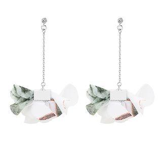 925 Sterling Silver Fabric Dangle Earring As Shown In Figure - One Size