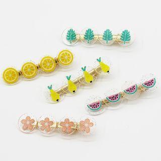 Acrylic Fruit / Leaf / Flower Hair Clip