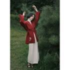 Sashed Cardigan As Shown In Figure - One Size