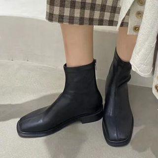 Faux Leather Short Boots / Tall Boots