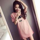 Number Short-sleeve Dress