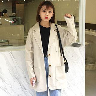 Plain Linen Blazer