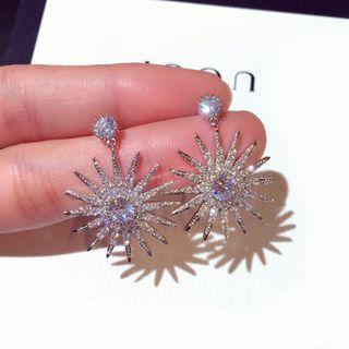 Rhinestone Sun Statement Earring