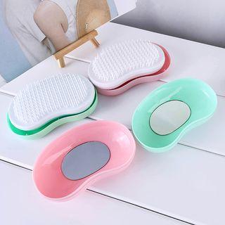 Set Of 2: Plastic Hair Brush Set Of 2 - Random Colors - One Size