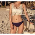 Sleeveless Lace Bikini