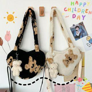 Bear Sweetheart Fleece Cross Shoulder Bag