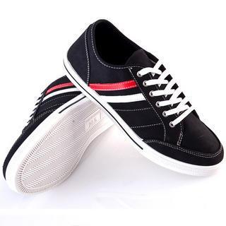 Striped Canvas Sneakers