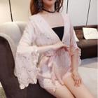 Chiffon 3/4-sleeve Playsuit