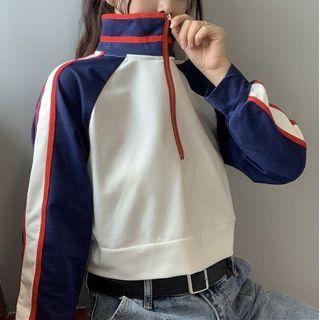Raglan Zip Pullover