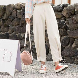 Crop Harem Pants Almond - One Size