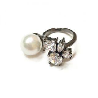 Mix & Match Cocktail Ring Black - One Size