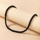 Bead Necklace 21104 - Black - One Size