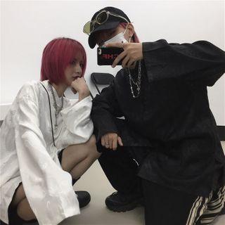 Couple Matching Frog Button Jacket