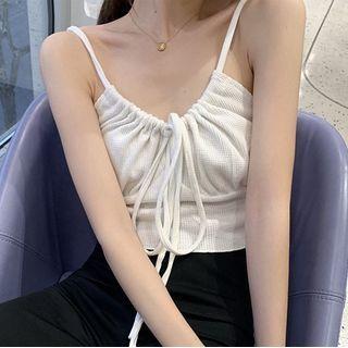 Plain Camisole Top White - M